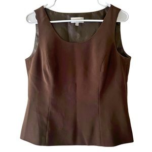 Jones New York Suit Women’s Brown Dressy Tank Top